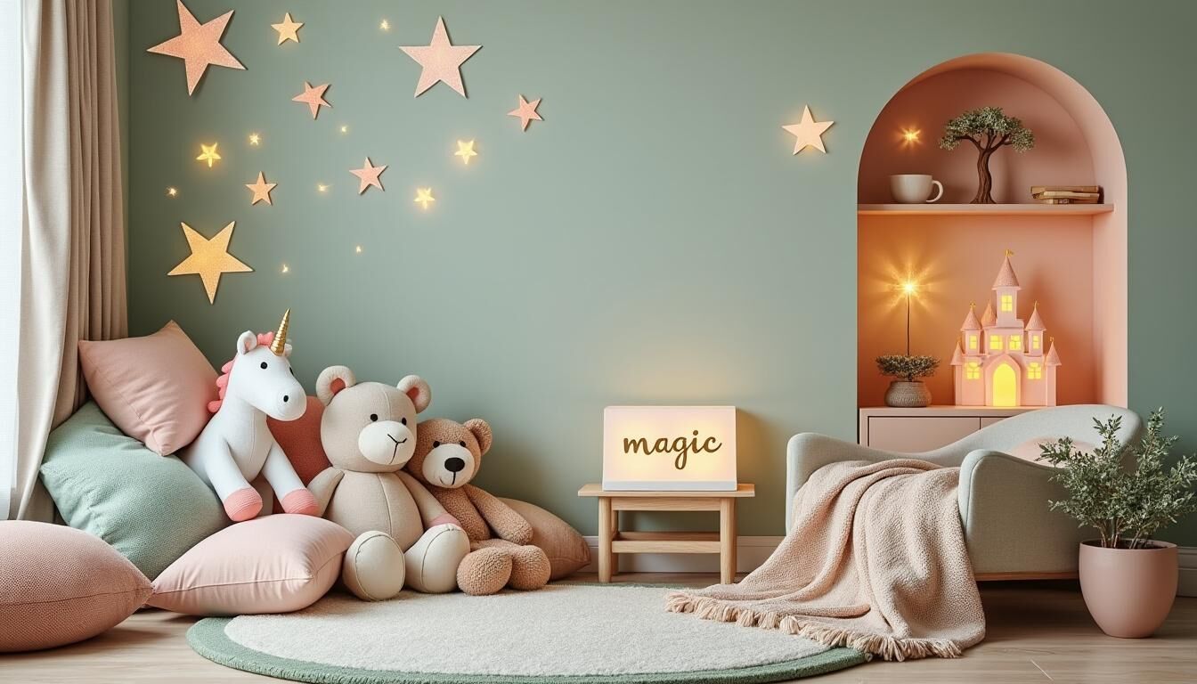 Découvrez 5 astuces simples et créatives pour transformer la chambre de votre enfant en un univers magique où l'imagination et le rêve prennent vie.